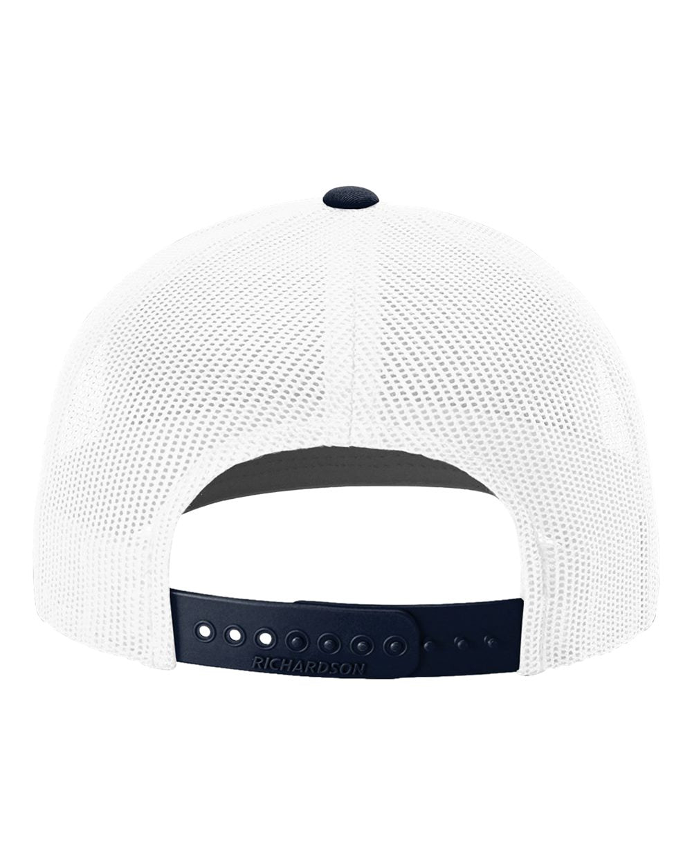 3-4 weeks production 10pc Avigilon PVC USA Blue outline Trucker Hat White Navy
