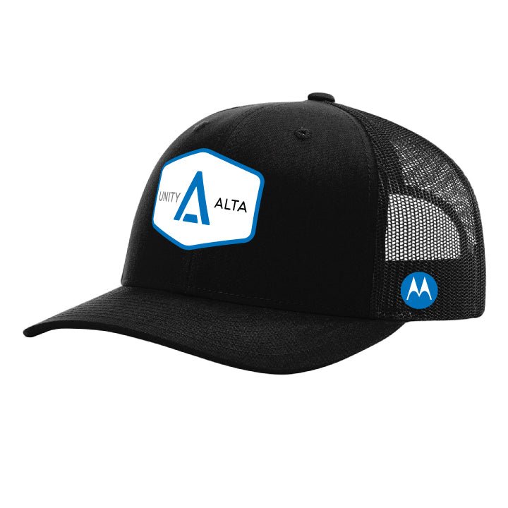 Avigilon Trucker Hat Black with White logo-10 pcs