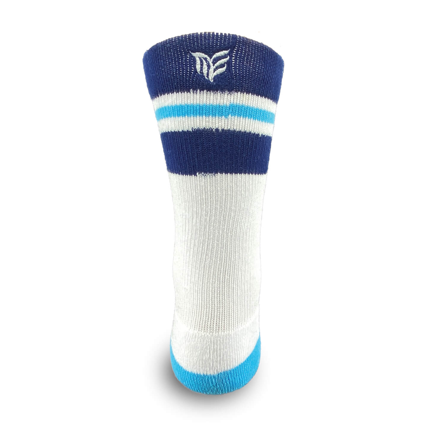 Northstar Minnesota Flag Crew Socks in lIght and dark Blue