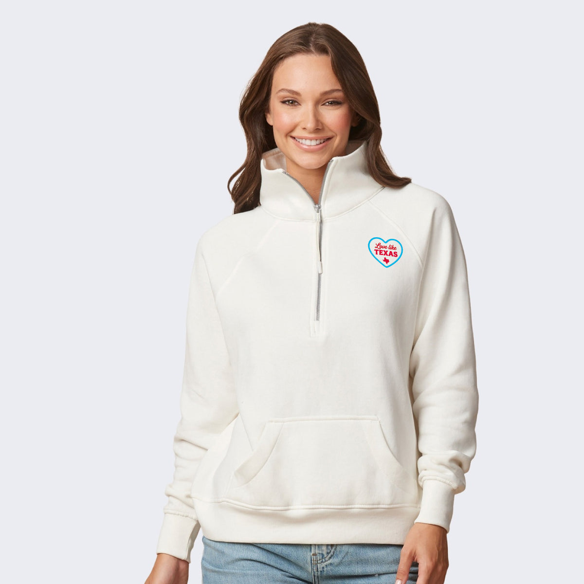 Love Like Texas Quarter Zip - Linen (Women's)