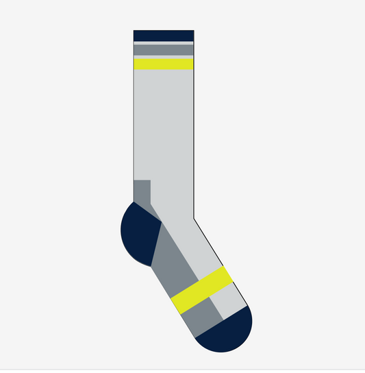 Crew Socks with Combed Cotton and Arch Support
