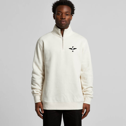 Minnesota Loon Men's Quarter Zip Hoodie-Sweater