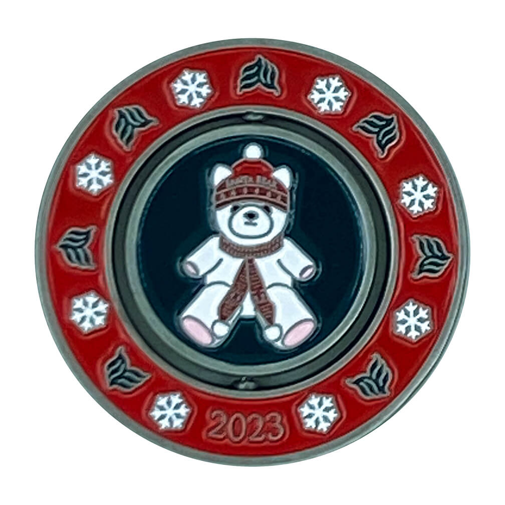 Dayton's Limited Edition Santa Bear side Commemorative Spinning Coin