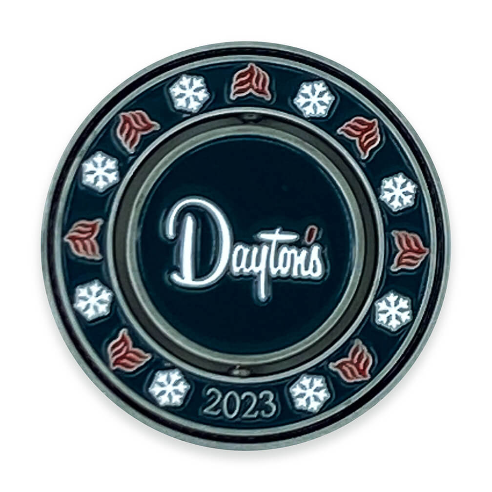 Dayton's side Limited Edition Santa Bear Commemorative Spinning Coin