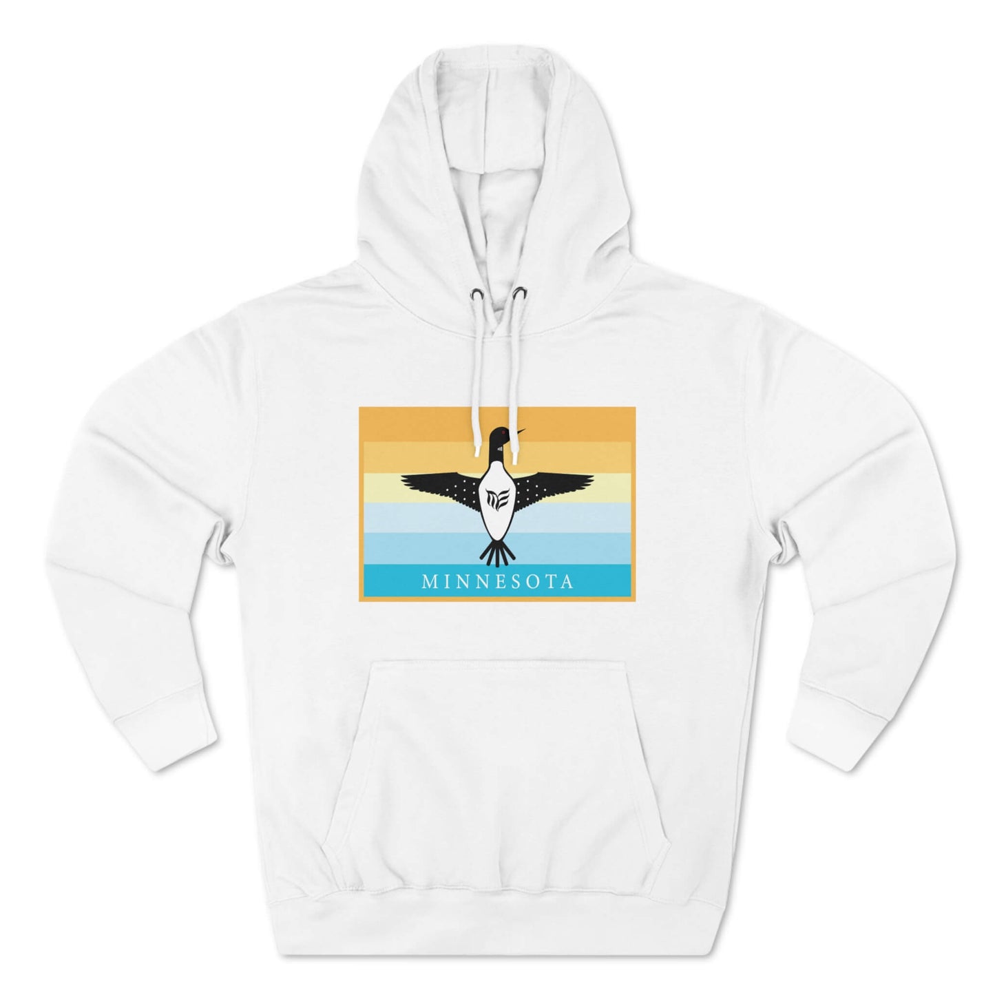 Modern Envy Loon White hoodie front view