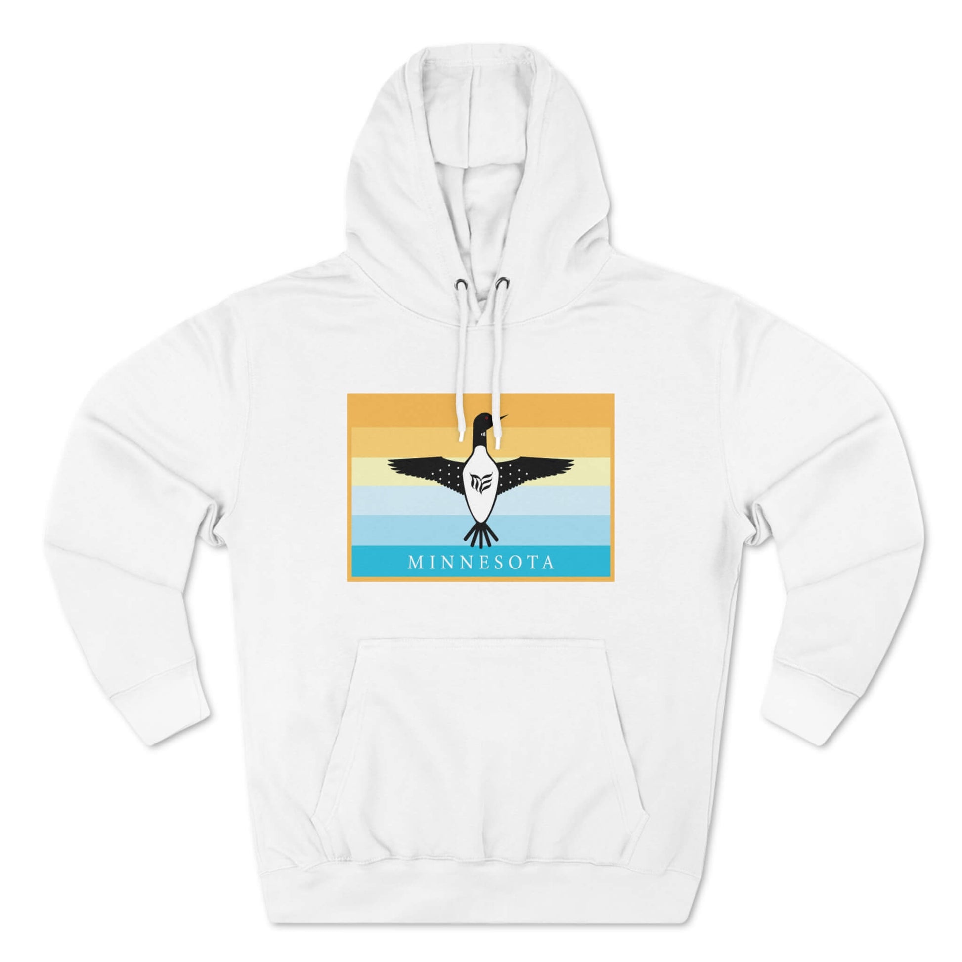 Modern Envy Loon White hoodie front view