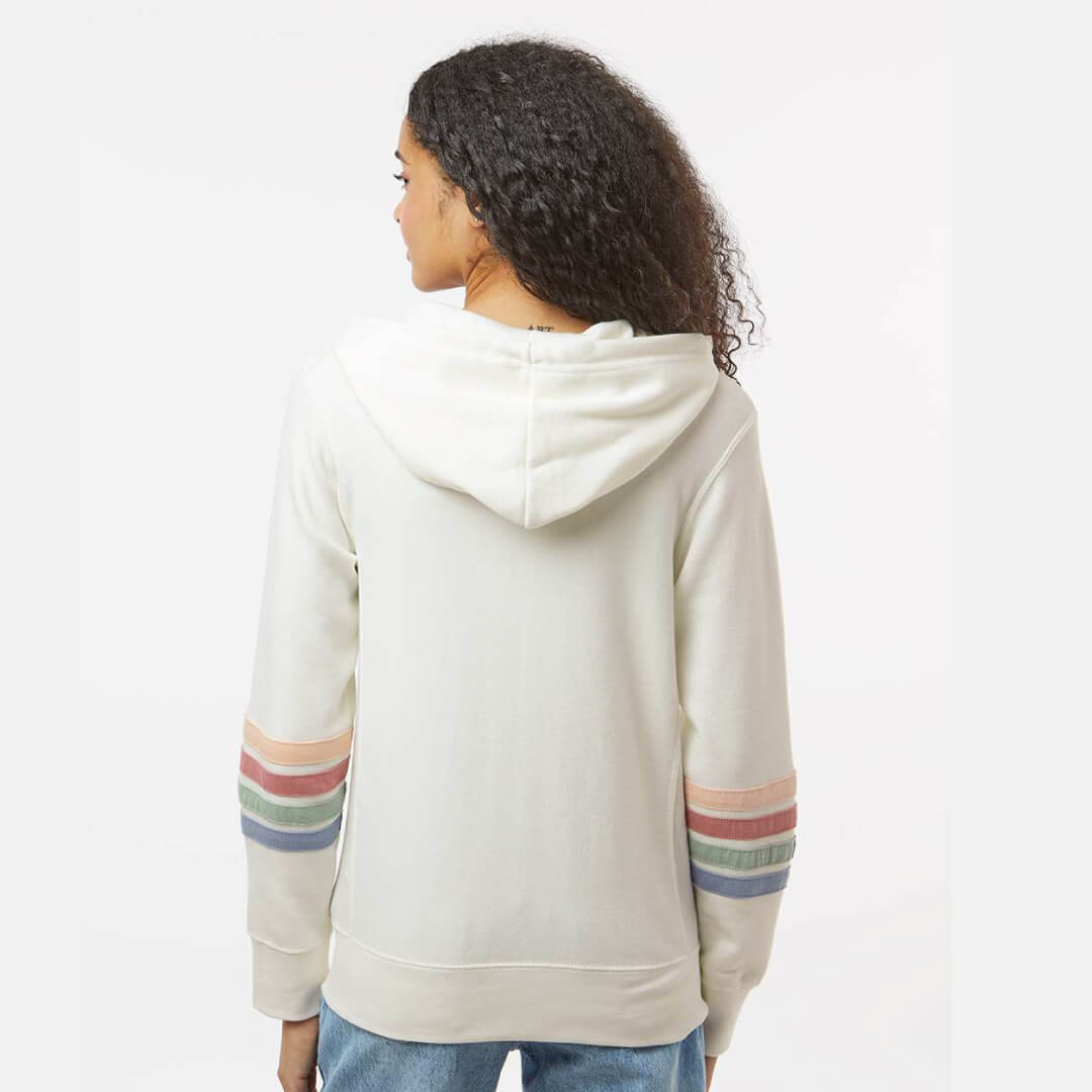 Minnesota Loon on Stripe Zip up hoodie Sweatshirt