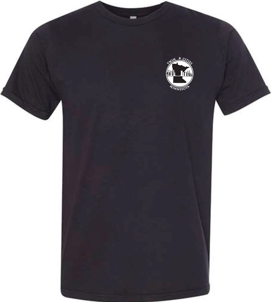 Modern Envy designed Twin Cities t shirt front view