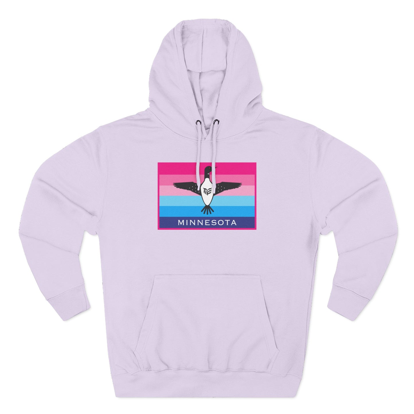 Minnesota Pride Hoodie — Three-Panel Retro Flag Design