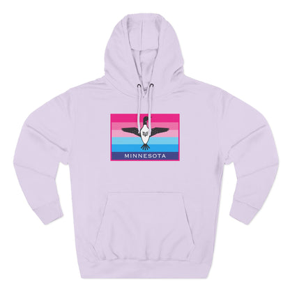 Minnesota Pride Hoodie — Three-Panel Retro Flag Design