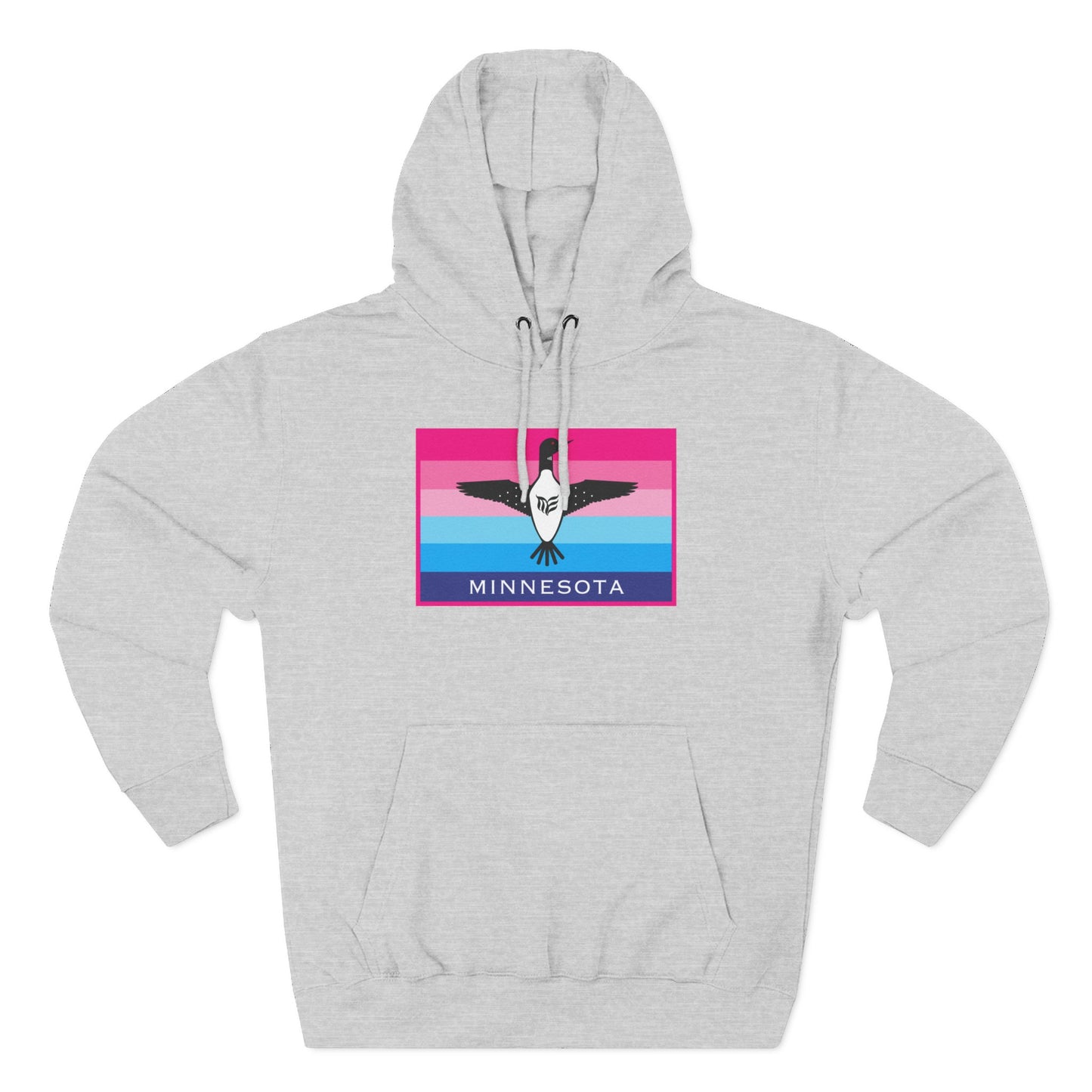 Minnesota Pride Hoodie — Three-Panel Retro Flag Design
