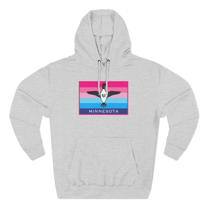 Minnesota Pride Hoodie — Three-Panel Retro Flag Design