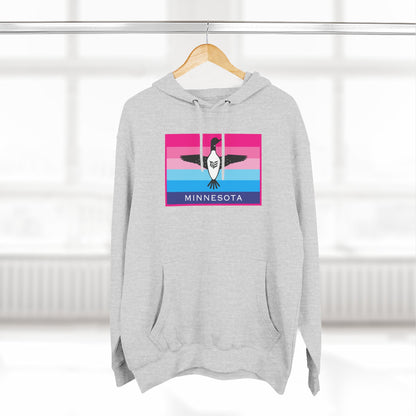 Minnesota Pride Hoodie — Three-Panel Retro Flag Design