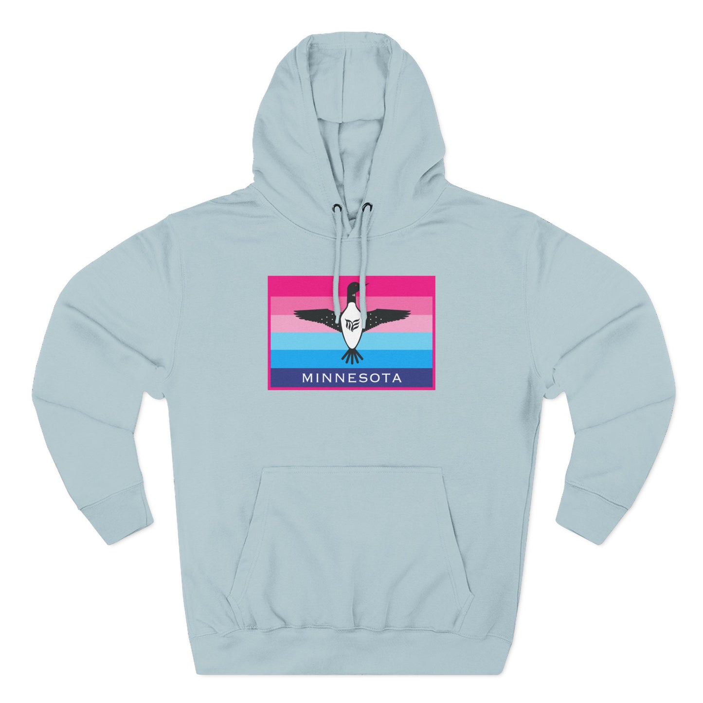 Minnesota Pride Hoodie — Three-Panel Retro Flag Design
