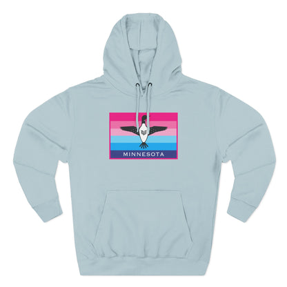 Minnesota Pride Hoodie — Three-Panel Retro Flag Design
