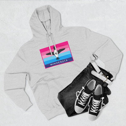 Minnesota Pride Hoodie — Three-Panel Retro Flag Design