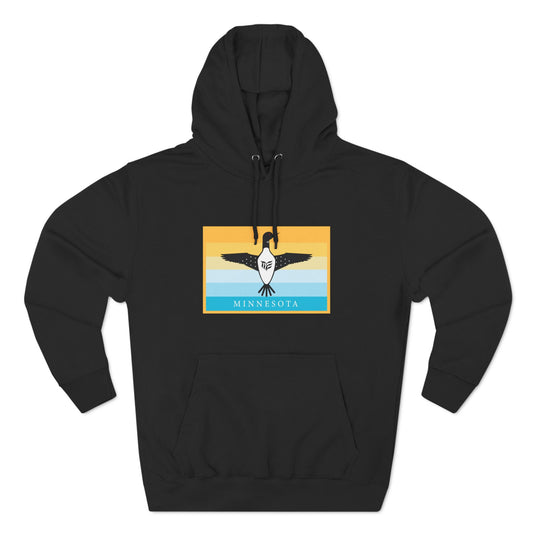 Loon Flag Three-Panel Fleece Hoodie