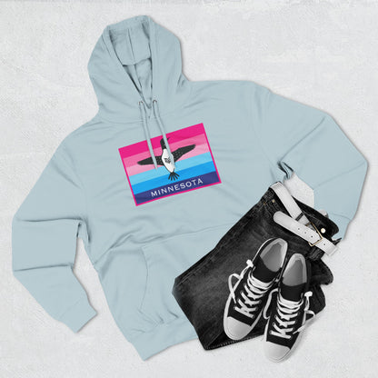 Minnesota Pride Hoodie — Three-Panel Retro Flag Design