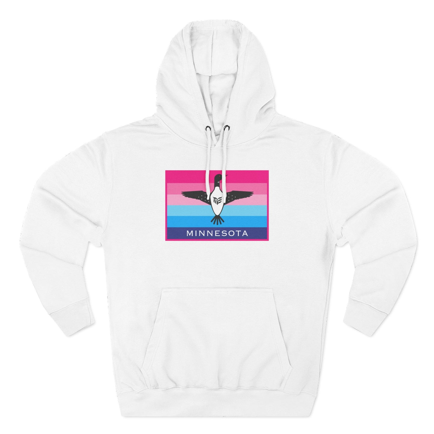 Minnesota Pride Hoodie — Three-Panel Retro Flag Design