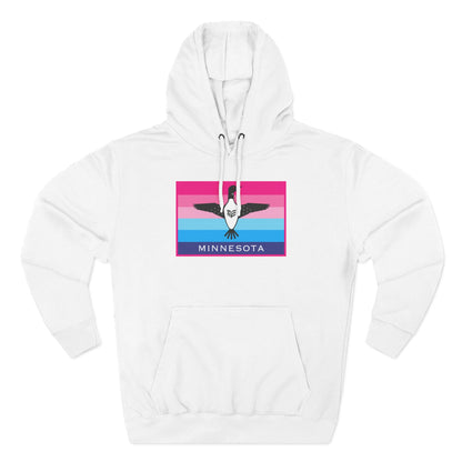 Minnesota Pride Hoodie — Three-Panel Retro Flag Design