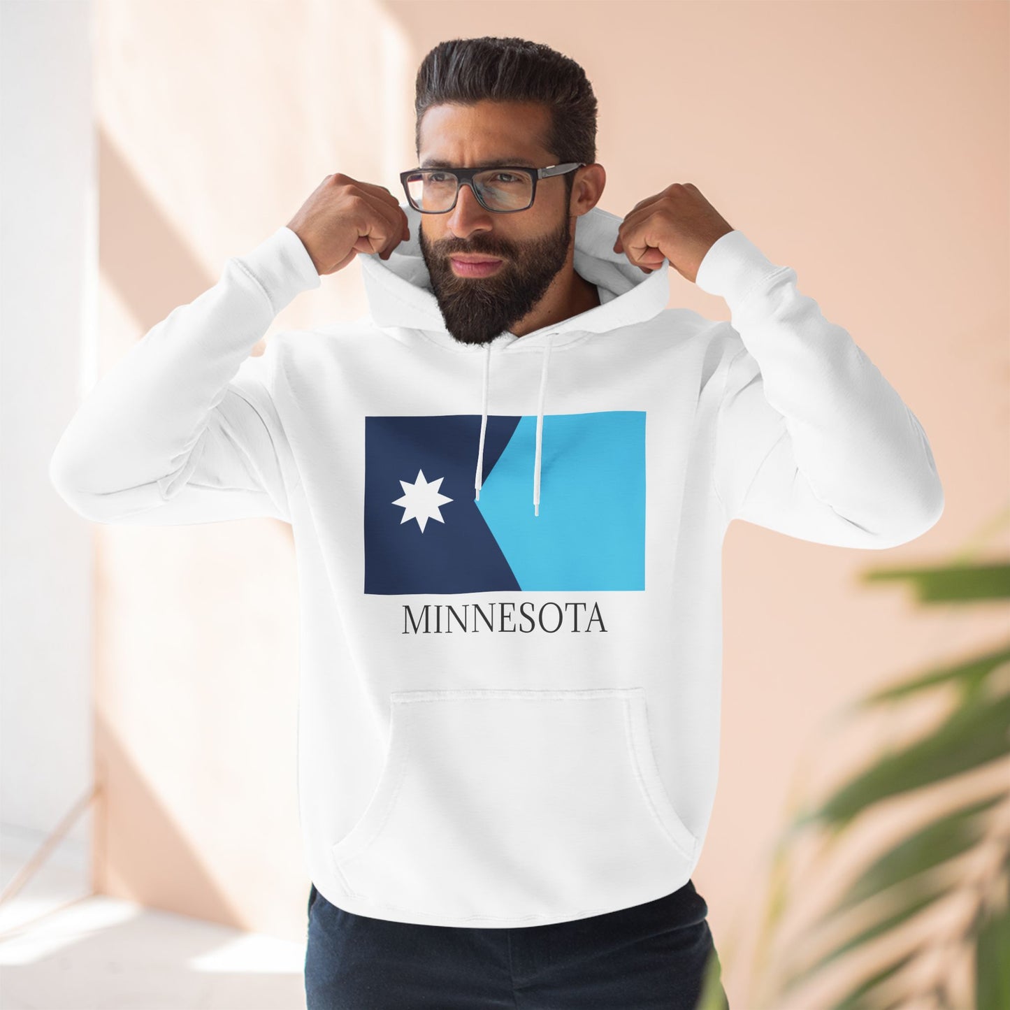 MInnesota Flag Three-Panel Hoodie