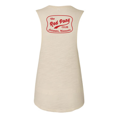 Stillwater Red Ponyt Club Natural BC 8803 Tank Top