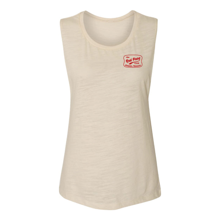 Stillwater Red Ponyt Club Natural BC 8803 Tank Top