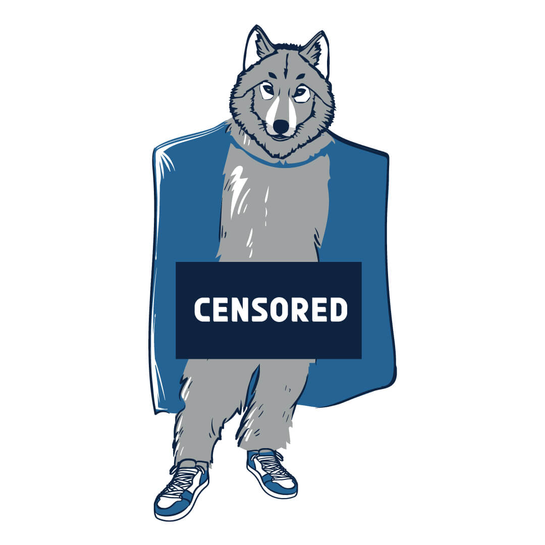 Censored Like The Wolf Limited Edition Short Sleeve T Shirt