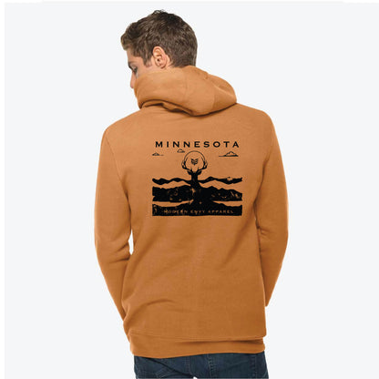 Minnesota- Hunting-Deer Heavyweight Hoodie
