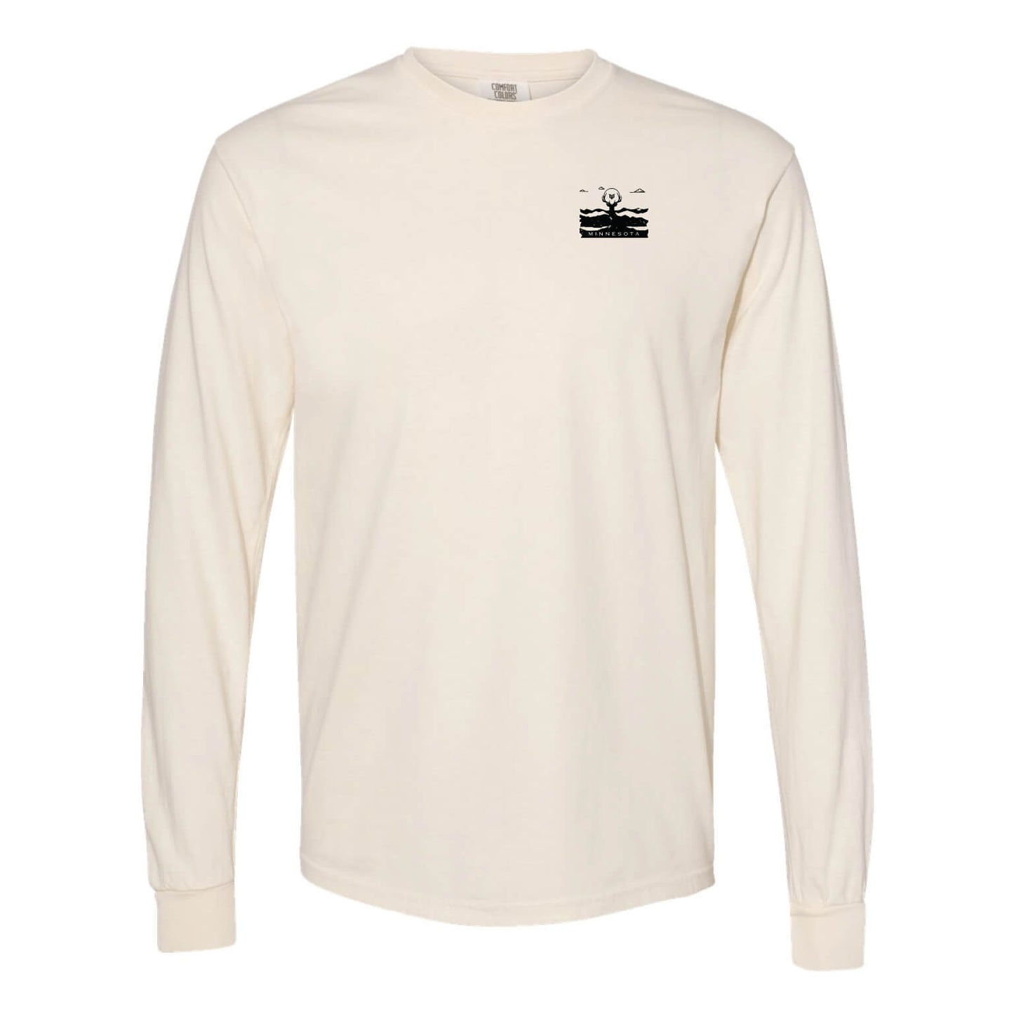 Vintage Deer Long Sleeve Ivory Comfort Color 6014