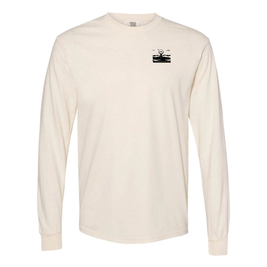 Vintage Deer Long Sleeve Ivory Comfort Color 6014