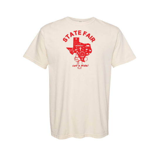 State Fair of Texas - Let's Ride Tee - Ivory
