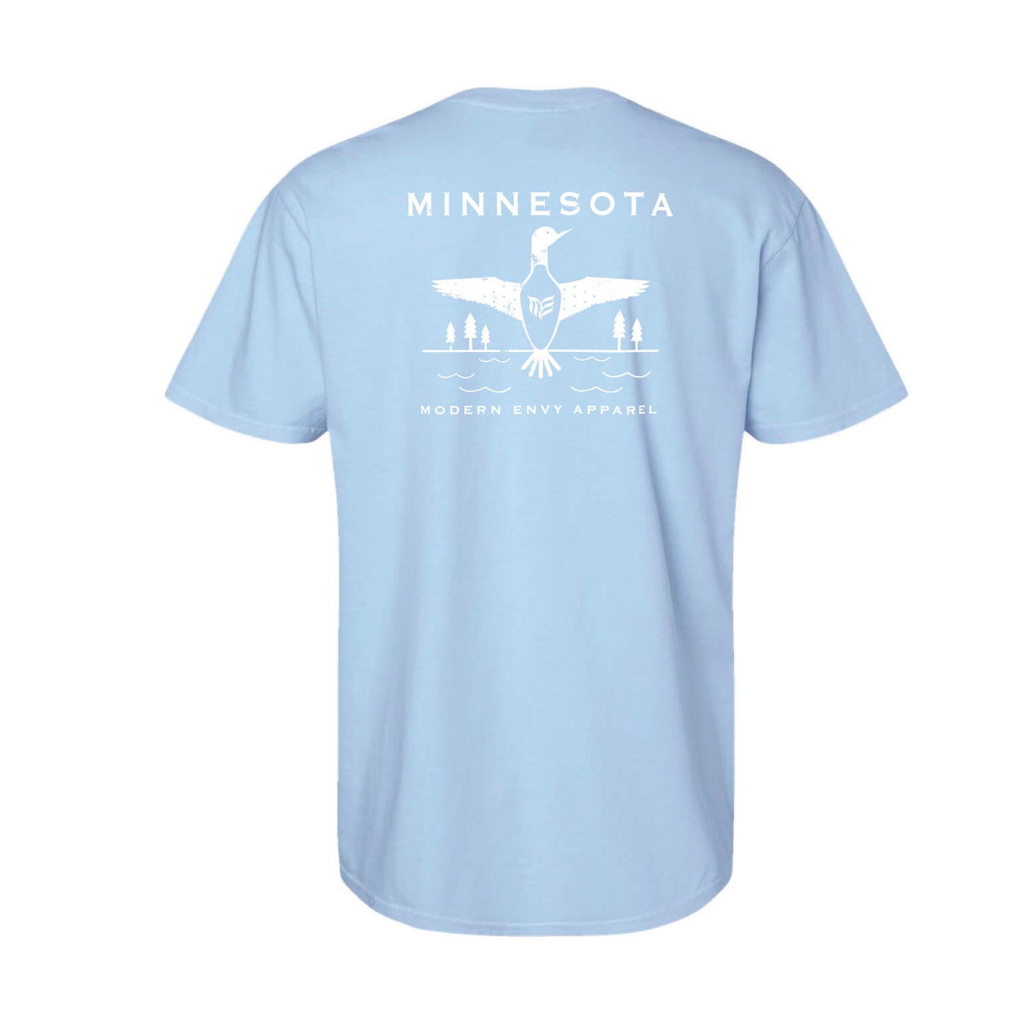 Minnesota Loon White Vintaged Hydrangea T-Shirt Unisex Cotton Colors 1717