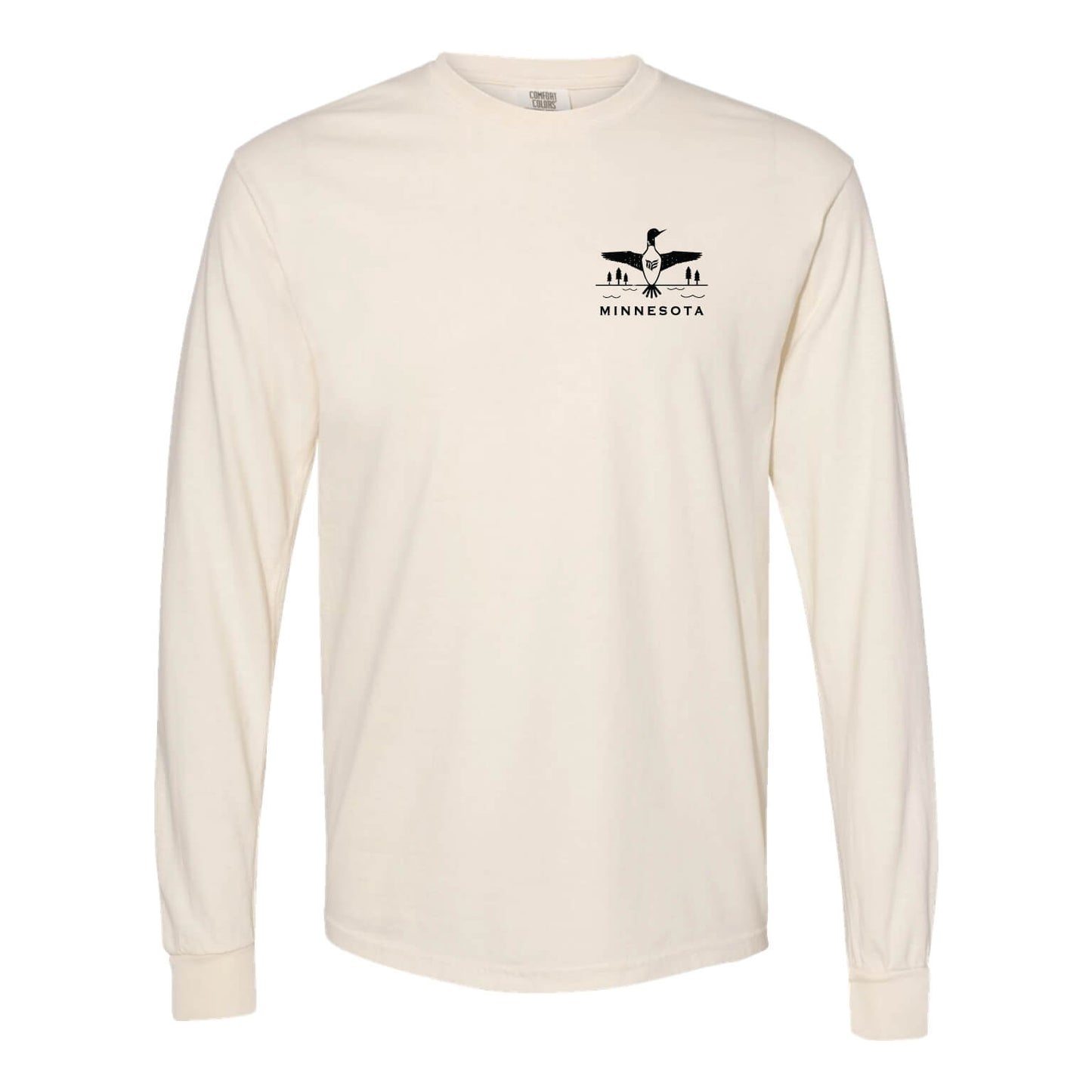 Vintage Loon Black Long Sleeve Comfort Color LS Ivory Tee