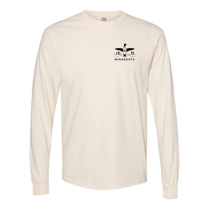 Vintage Loon Black Long Sleeve Comfort Color LS Ivory Tee