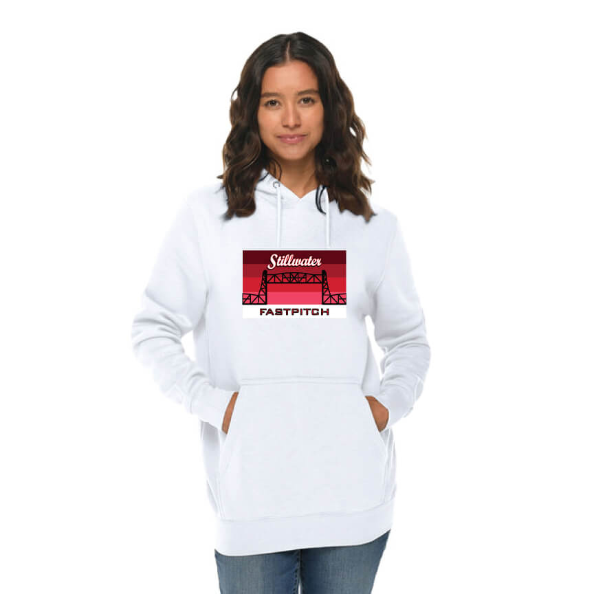 Stillwater Fastpitch Flag Unisex Hoodie