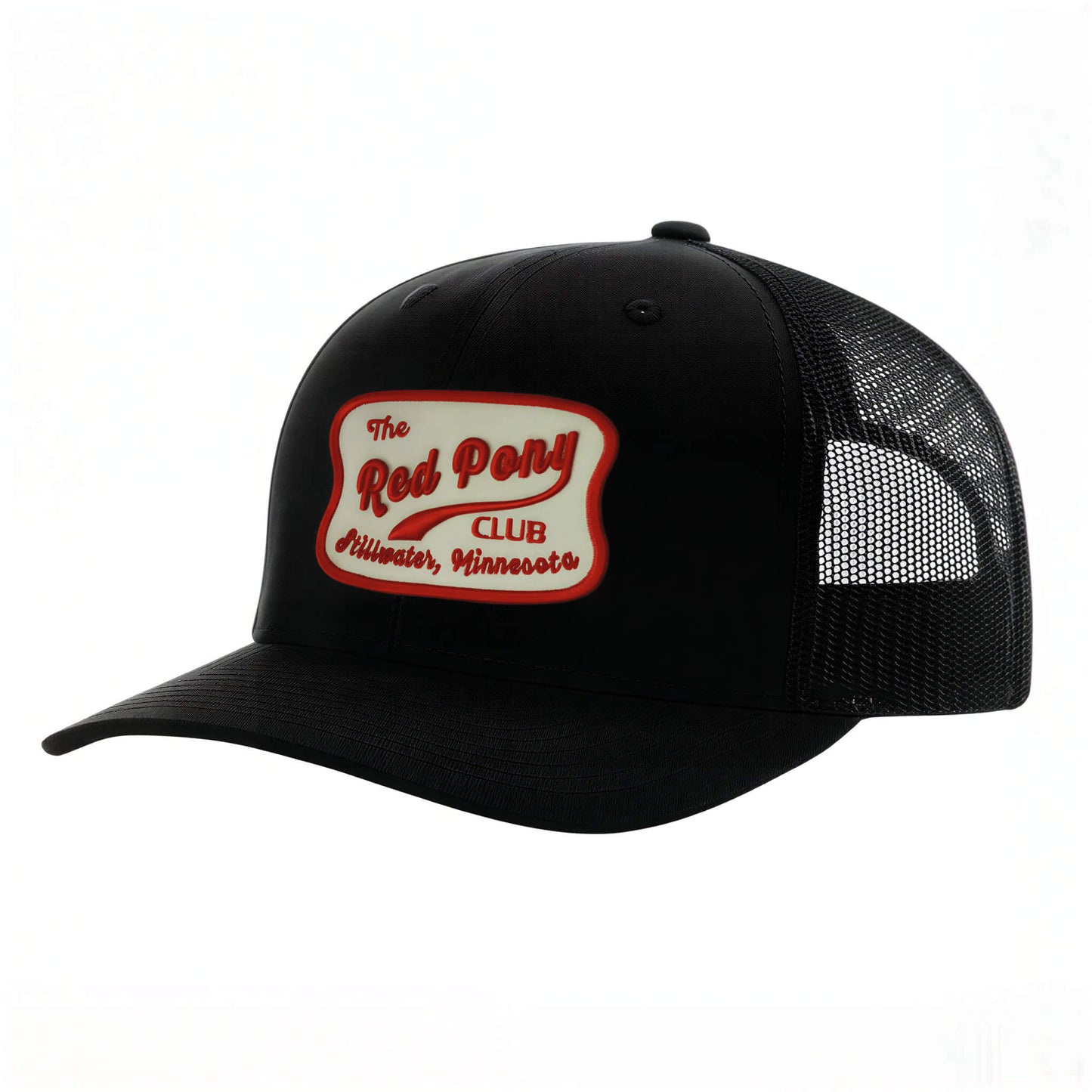 Stillwater Red Pony Club Retro Patch Richardson 112 Black