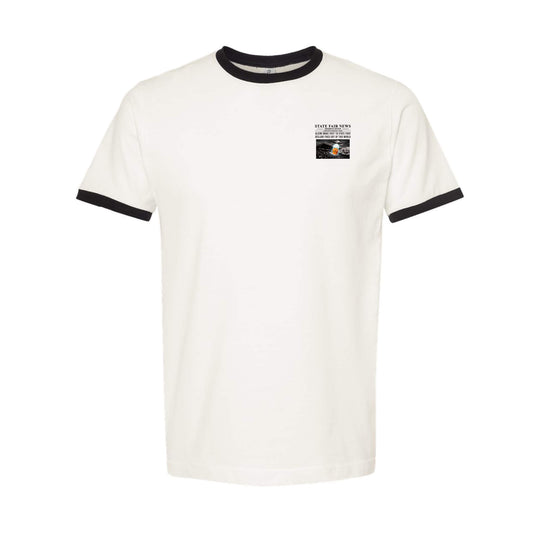 State Fair News Day 6 -UFO "Unidentified Fried Objects" Ringer Tee