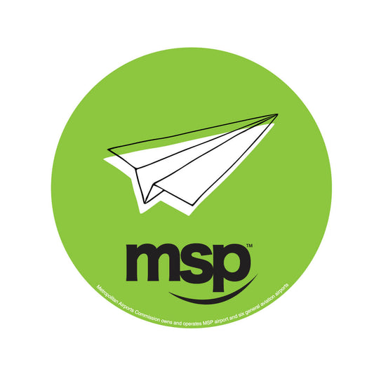 MSP Paper Plane Sticker