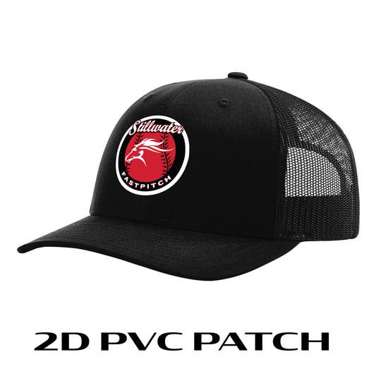 Black Richardson 112 Trucker with Stillwater PVC patch