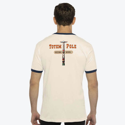 Nisswa Totem Pole Ringer T-Shirt Unisex Next Level 3604