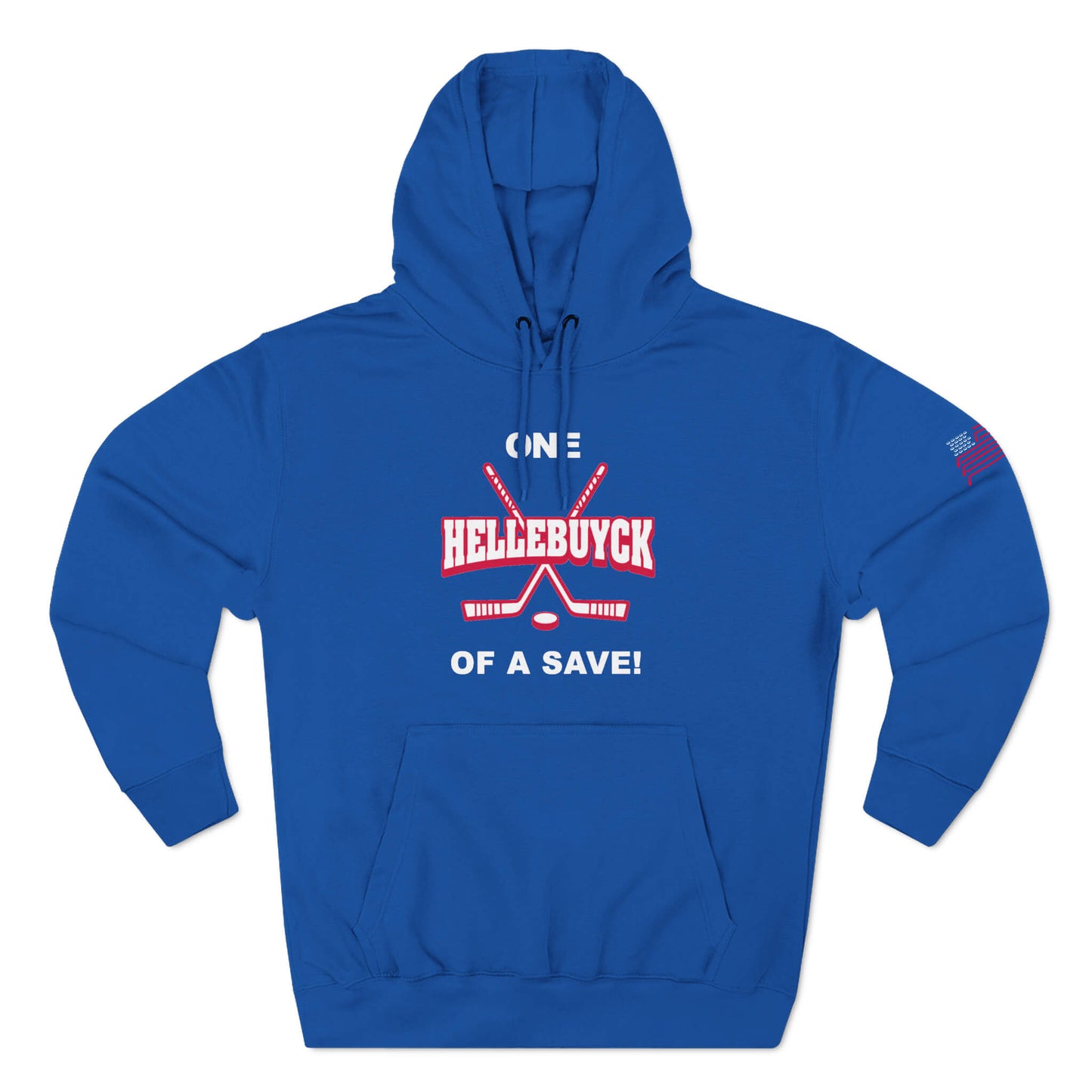 USA Olympic Hockey Inspired Navy Hoodie One Hellebuyck of a Save!