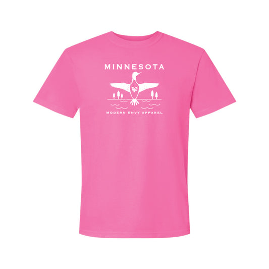 Minnesota Front Loon Vintaged T-Shirt Unisex Cotton Colors