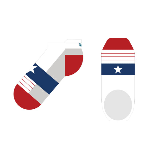 Red, White & Blue Ankle Socks