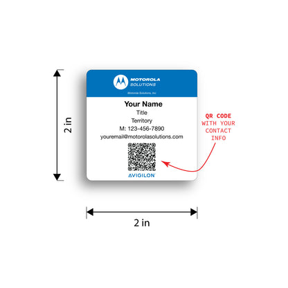 2 weeks delivery-QR Business Card Sticker .50-$1.25 each