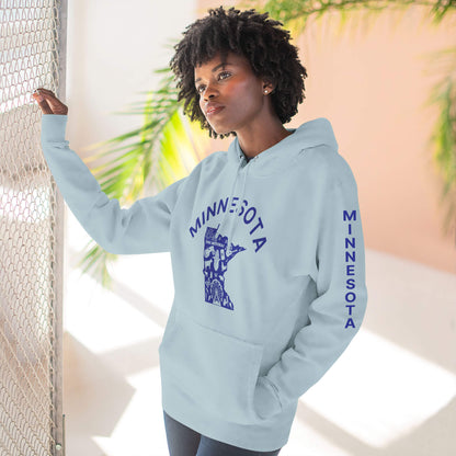 Minnesota Blue Edition Blue Mist Unisex premium mid-weight hoodie