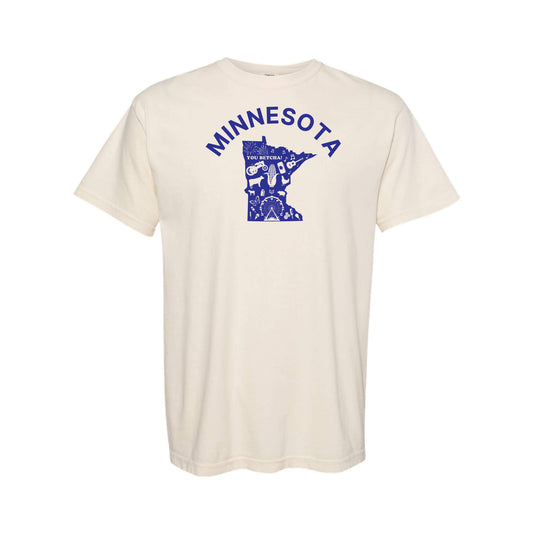 Minnesota Blue Edition Ivory Unisex Comfort Colors 1717 T-Shirt