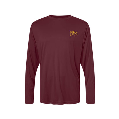 Go-pher it! SPF Long Sleeve Performance LS Tee - Maroon