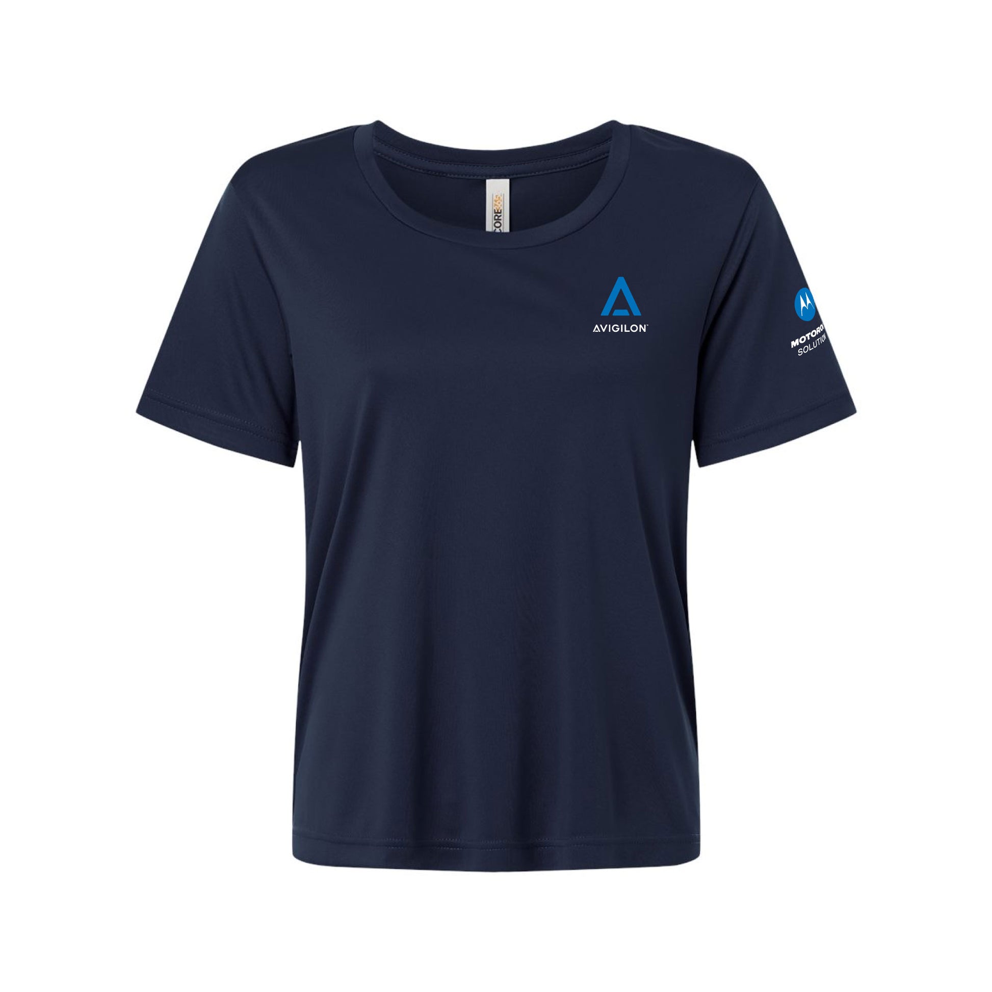 Avigilon Core 365 CE10w Women's Tee - Classic Navy - 5 Pack front