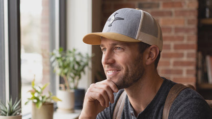 Minnesota Loon Silicone Patch on Richardson 112 Gray Hat